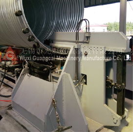 Helical steel culvert pipe roll forming machine