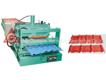 Cold Rolling Glazed Tile Roll Forming Machine / Roofing Sheet Manufacturing Machine