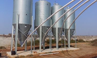 Seeds Feed Storage Galvanized Grain Silo / Field Corrugated Grain Bin