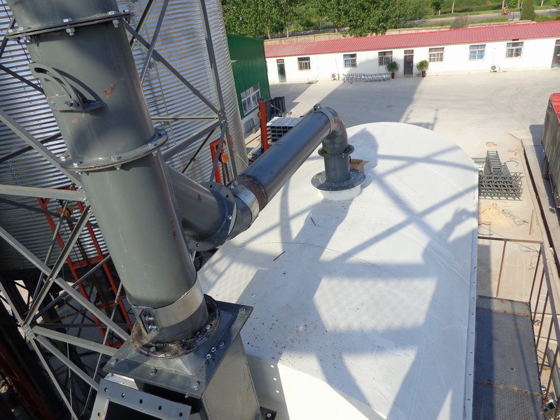 Steel Metal Grain Bin Ventilation Type Selection Temperature Monitoring