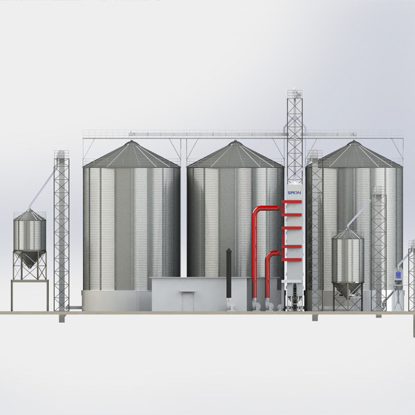 Commercial Steel Grain Bin / Metal Grain Silo For Storage ...