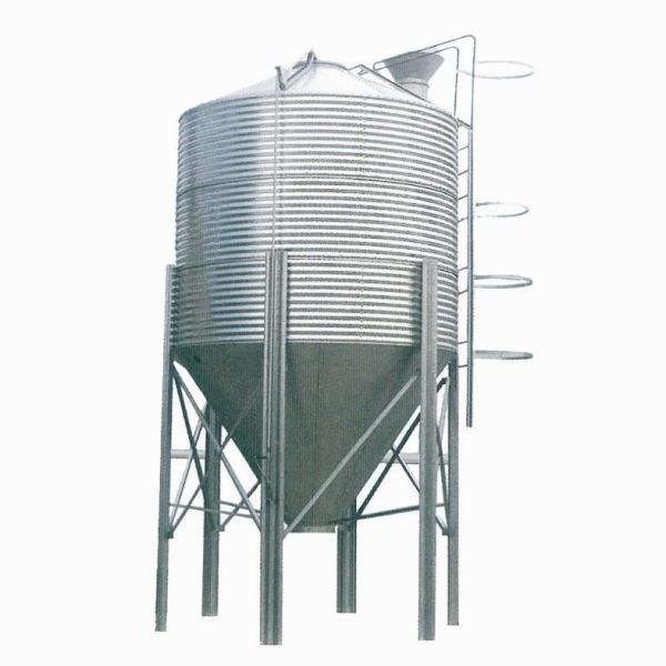 High Strength Steel Hopper Bins Feed Storage Assembly With Hot