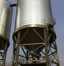 Self Rotating Steel Silo For Storage Reclaim Carbon Stainless Steel 2 ~ 50t