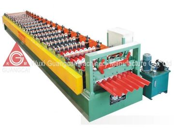 Thickness 0.4 - 0.8mm Metal Roof Roll Forming Machine About 12 - 18m Per Min