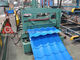 Colored Glazed Tile Roll Forming Machine / Metal Roofing Sheet Making Machine