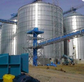 Hot Galvanized Steel Poultry Feed Grain Bin Yellow Corn Storage ISO9001