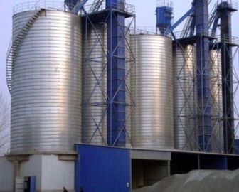 Self Rotating Steel Silo For Storage Reclaim Carbon Stainless Steel 2 ~ 50t