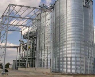 Self Rotating Steel Silo For Storage Reclaim Carbon Stainless Steel 2 ~ 50t