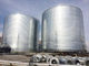 2000 Ton Galvanized Farm Steel Grain Silo With Conveying System Corn Rice Storage